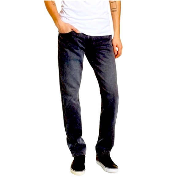 Men Blank NYC Wooster Jean slim fit 33x32 NWT MSRP $128 dark navy charcoal color - Picture 1 of 5